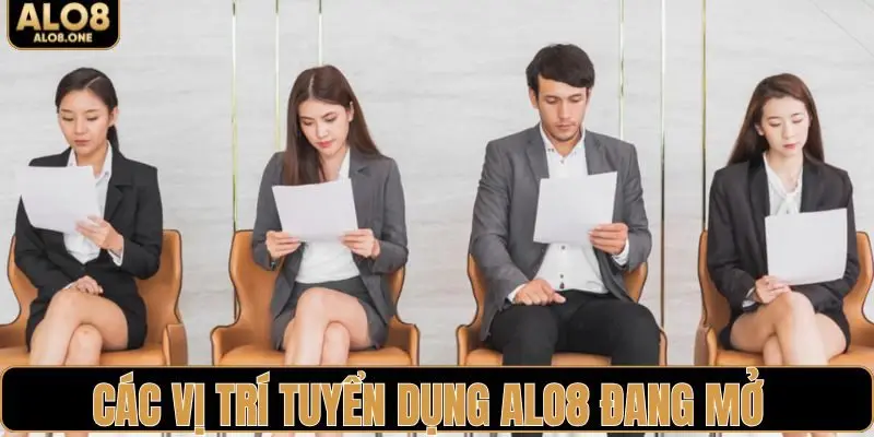 Các vị trí đang mở trong chương trình tuyển dụng ALO8