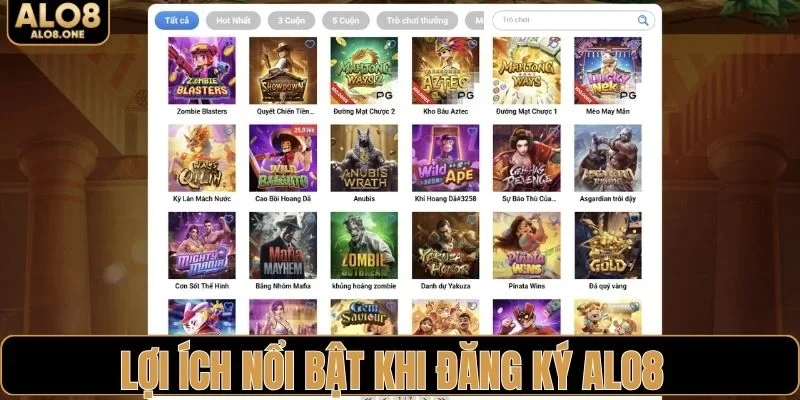 Lợi ích nổi bật khi đăng ký ALO8