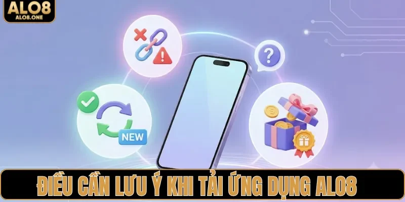 Những điều cần lưu ý khi tải ứng dụng ALO8