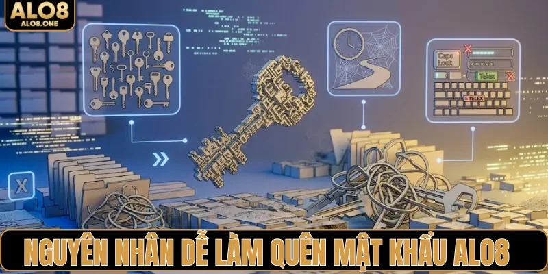 Những nguyên nhân dễ làm quên mật khẩu ALO8